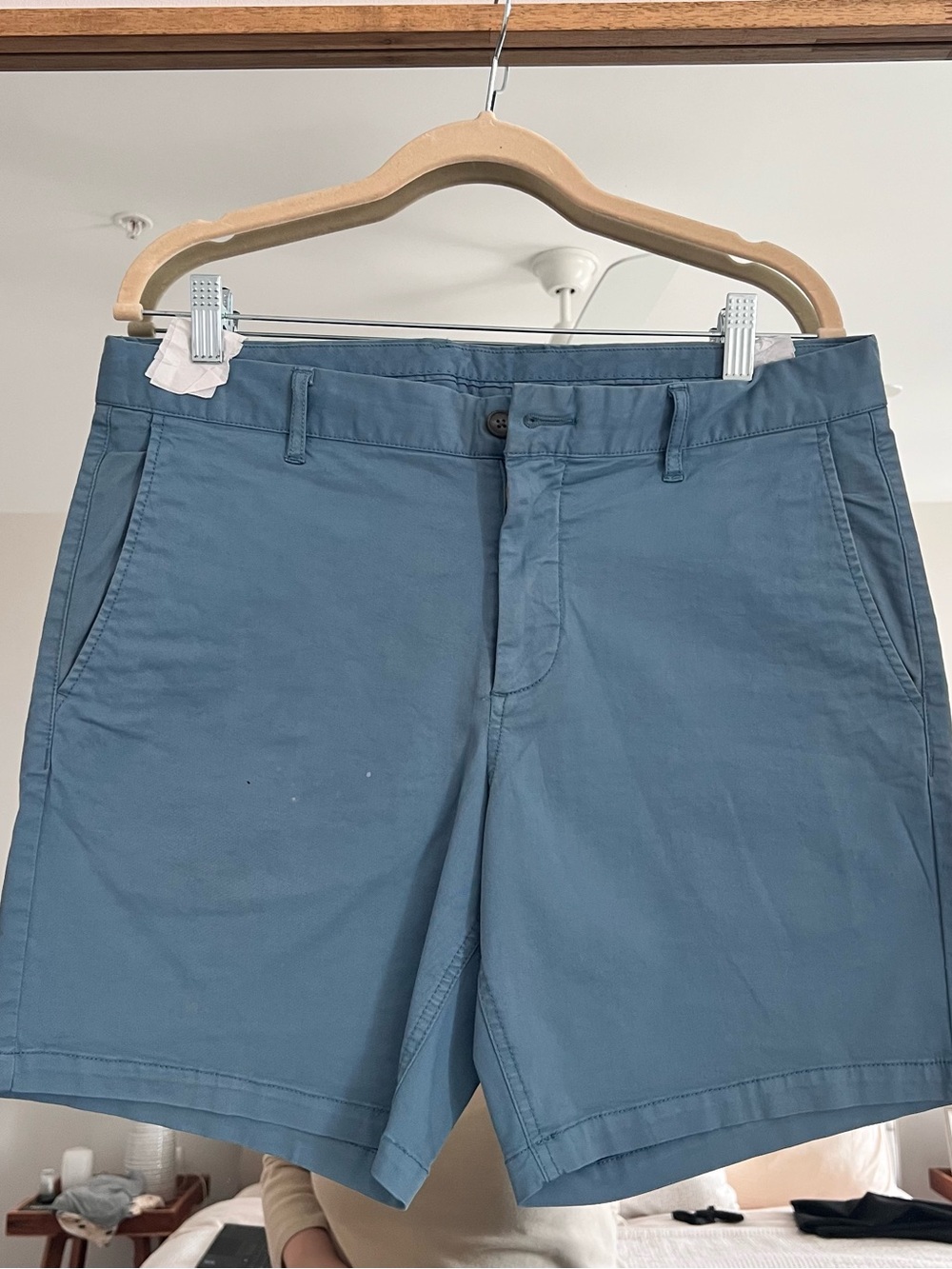 Men's Blue Casual Cotton Shorts